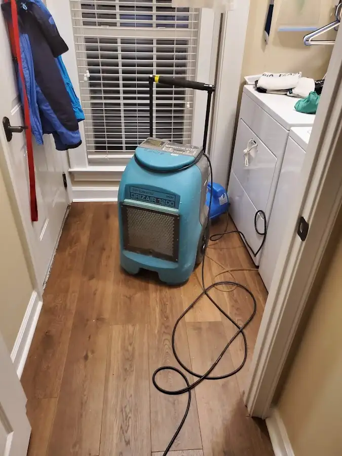 Commercial dehumidifier deployed for Flood Damage Cleanup in Tyrone